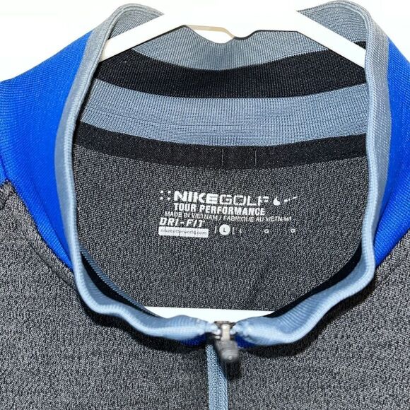 Nike Blue Gray Tour Performance BYU Brigham Young University cougars soccer golf - Picture 3 of 4